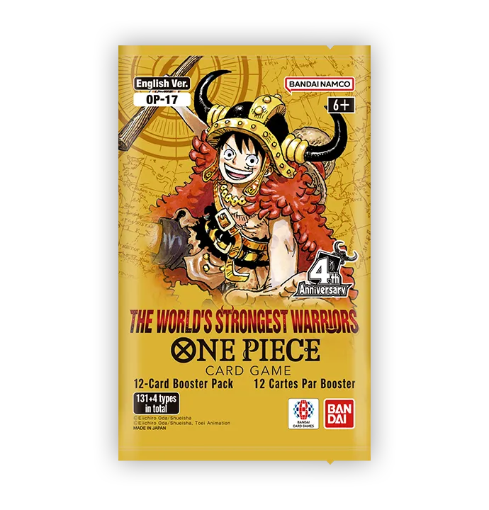 One Piece - EN - OP17 - Booster Display - The World’s Strongest Warriors